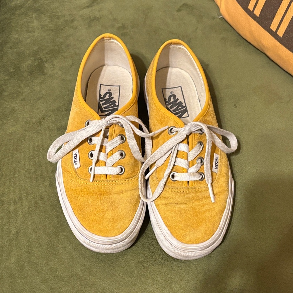 Vans Women's Yellow Sneakers 7